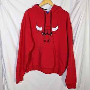 Men's NBA Ultra Game Chicago Bulls‎ Red Hoodie, Basketball, Team Apparel, Sz XL